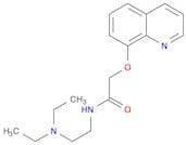 Acetamide, N-[2-(diethylamino)ethyl]-2-(8-quinolinyloxy)-