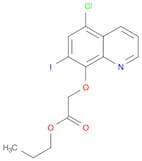 Acetic acid, [(5-chloro-7-iodo-8-quinolinyl)oxy]-, propyl ester
