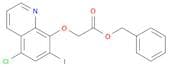 Acetic acid, [(5-chloro-7-iodo-8-quinolinyl)oxy]-, phenylmethyl ester