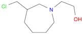 1H-Azepine-1-ethanol, 3-(chloromethyl)hexahydro-