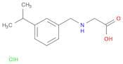 Glycine, N-[[3-(1-methylethyl)phenyl]methyl]-, hydrochloride