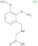Glycine, N-[(2,3-dimethoxyphenyl)methyl]-, hydrochloride