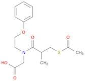 Glycine, N-[3-(acetylthio)-2-methyl-1-oxopropyl]-N-(2-phenoxyethyl)-