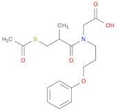 Glycine, N-[3-(acetylthio)-2-methyl-1-oxopropyl]-N-(3-phenoxypropyl)-