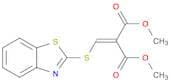 Propanedioic acid, [(2-benzothiazolylthio)methylene]-, dimethyl ester