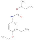 Carbamic acid, (4-ethoxy-3-ethylphenyl)-, 1-methylpropyl ester