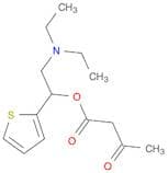 Butanoic acid, 3-oxo-, 2-(diethylamino)-1-(2-thienyl)ethyl ester