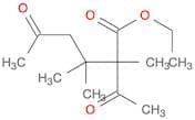 Hexanoic acid, 2-acetyl-2,3,3-trimethyl-5-oxo-, ethyl ester