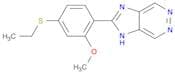 1H-Imidazo[4,5-d]pyridazine, 2-[4-(ethylthio)-2-methoxyphenyl]-