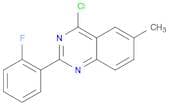 4-Chloro-2-(2-fluorophenyl)-6-methylquinazoline