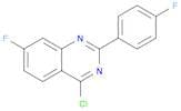 4-Chloro-7-fluoro-2-(4-fluorophenyl)quinazoline