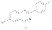 4-Chloro-2-(4-fluorophenyl)-6-methylquinazoline
