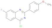 4-Chloro-7-fluoro-2-(4-methoxyphenyl)quinazoline