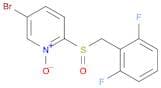 Pyridine, 5-bromo-2-[[(2,6-difluorophenyl)methyl]sulfinyl]-, 1-oxide