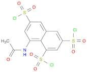1,3,6-Naphthalenetrisulfonyl trichloride, 8-(acetylamino)-