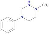 1,2,4-Triazine, hexahydro-1-methyl-4-phenyl-