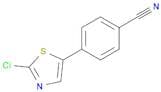 Benzonitrile,4-(2-chloro-5-thiazolyl)-