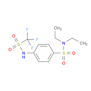 Benzenesulfonamide, N,N-diethyl-4-[[(trifluoromethyl)sulfonyl]amino]-