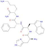 L-Lysinamide, L-histidyl-D-tryptophyl-D-phenylalanyl-