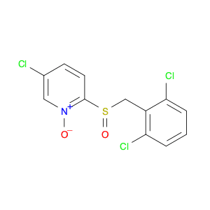 Pyridine, 5-chloro-2-[[(2,6-dichlorophenyl)methyl]sulfinyl]-, 1-oxide