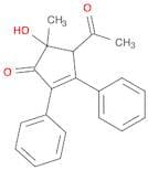 2-Cyclopenten-1-one, 4-acetyl-5-hydroxy-5-methyl-2,3-diphenyl-