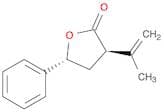 2(3H)-Furanone, dihydro-3-(1-methylethenyl)-5-phenyl-, trans-