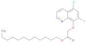 Acetic acid, [(5-chloro-7-iodo-8-quinolinyl)oxy]-, dodecyl ester