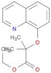 Propanoic acid, 2-methyl-2-(8-quinolinyloxy)-, ethyl ester