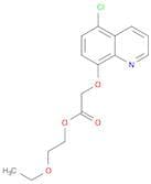 Acetic acid, [(5-chloro-8-quinolinyl)oxy]-, 2-ethoxyethyl ester