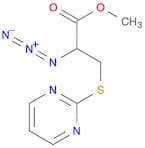 Propanoic acid, 2-azido-3-(2-pyrimidinylthio)-, methyl ester