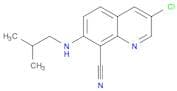 8-Quinolinecarbonitrile, 3-chloro-7-[(2-methylpropyl)amino]-