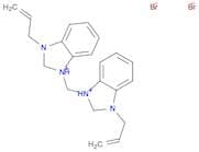 1H-Benzimidazolium, 1,1'-methylenebis[3-(2-propenyl)-, dibromide
