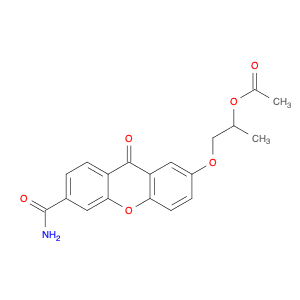 9H-Xanthene-3-carboxamide, 7-[2-(acetyloxy)propoxy]-9-oxo-