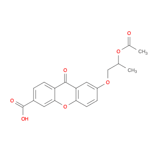 9H-Xanthene-3-carboxylic acid, 7-[2-(acetyloxy)propoxy]-9-oxo-