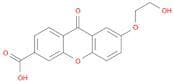 9H-Xanthene-3-carboxylic acid, 7-(2-hydroxyethoxy)-9-oxo-