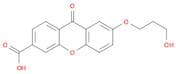 9H-Xanthene-3-carboxylic acid, 7-(3-hydroxypropoxy)-9-oxo-