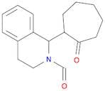 2(1H)-Isoquinolinecarboxaldehyde, 3,4-dihydro-1-(2-oxocycloheptyl)-
