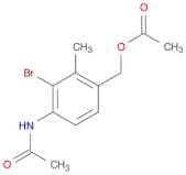 ACETAMIDE, N-[4-[(ACETYLOXY)METHYL]-2-BROMO-3-METHYLPHENYL]-