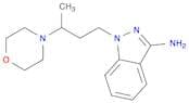 1H-Indazol-3-amine, 1-[3-(4-morpholinyl)butyl]-