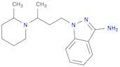 1H-Indazol-3-amine, 1-[3-(2-methyl-1-piperidinyl)butyl]-