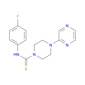 1-Piperazinecarbothioamide, N-(4-fluorophenyl)-4-pyrazinyl-