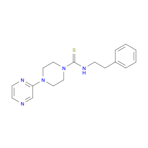 1-Piperazinecarbothioamide, N-(2-phenylethyl)-4-pyrazinyl-