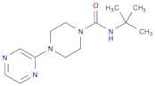 1-Piperazinecarboxamide, N-(1,1-dimethylethyl)-4-pyrazinyl-