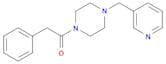 Piperazine, 1-(phenylacetyl)-4-(3-pyridinylmethyl)-