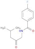 Benzamide, 4-fluoro-N-(4-methyl-2-oxopentyl)-