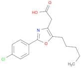 4-Oxazoleacetic acid, 2-(4-chlorophenyl)-5-pentyl-