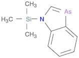 1H-1,3-Benzazarsole, 1-(trimethylsilyl)-