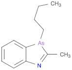 3H-1,3-Benzazarsole, 3-butyl-2-methyl-