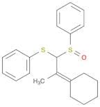 Benzene, [[2-cyclohexylidene-1-(phenylsulfinyl)propyl]thio]-