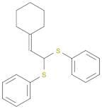 Benzene, 1,1'-[(cyclohexylideneethylidene)bis(thio)]bis-